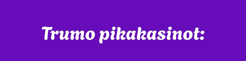 Trumo pikakasinot: pikakasino vai hybridikasino Trumo pikakasinot: pikakasino vai hybridikasino